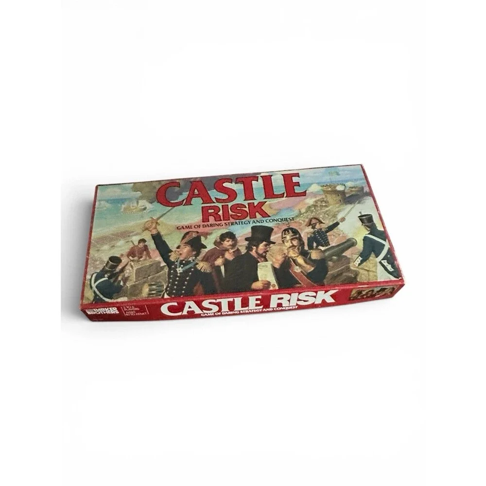 CASTLE RISK 1986 Parker Brothers Board Game of Daring Strategy and Conquest